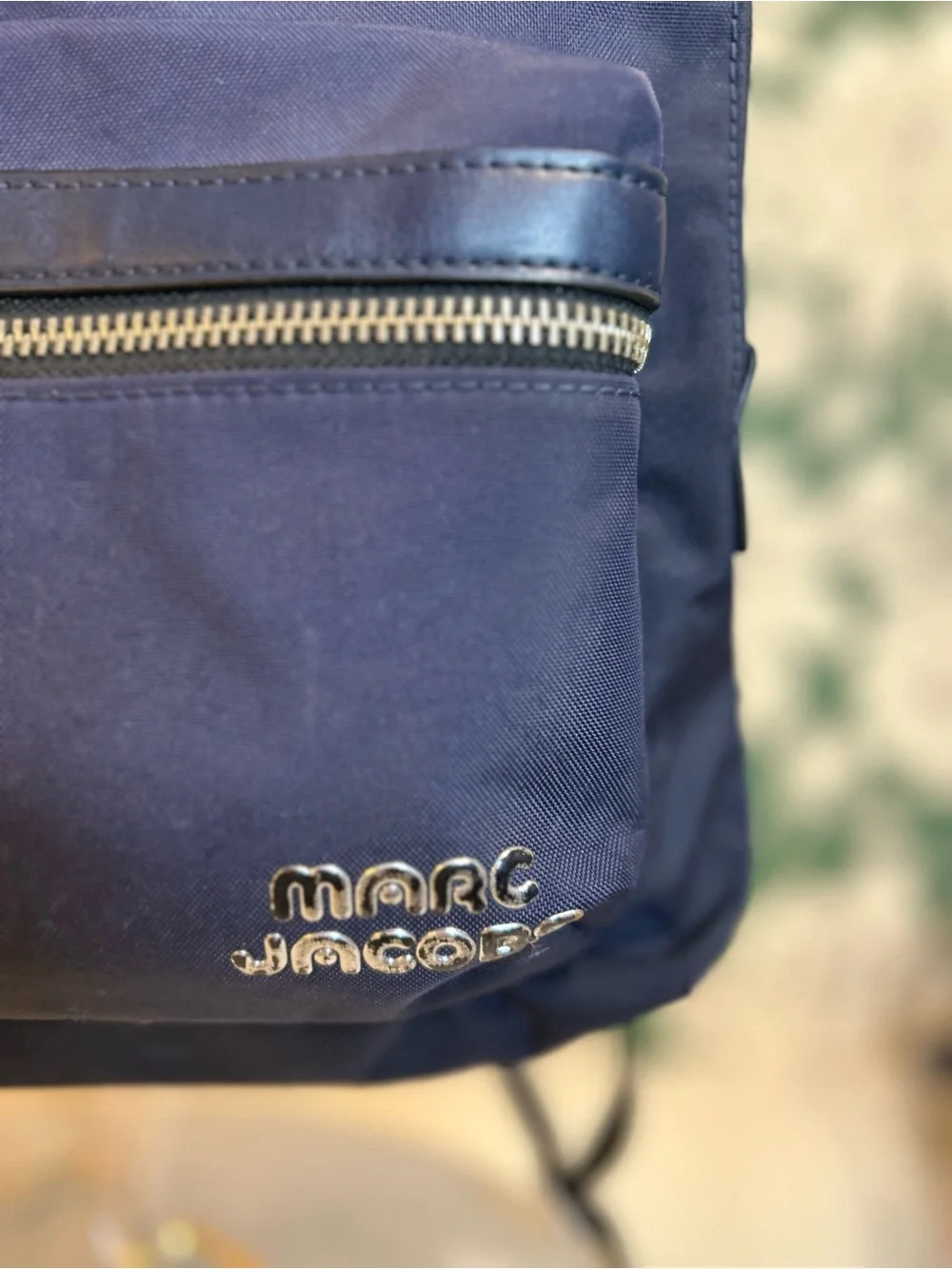 Marc Jacobs Navy Nylon Backpack